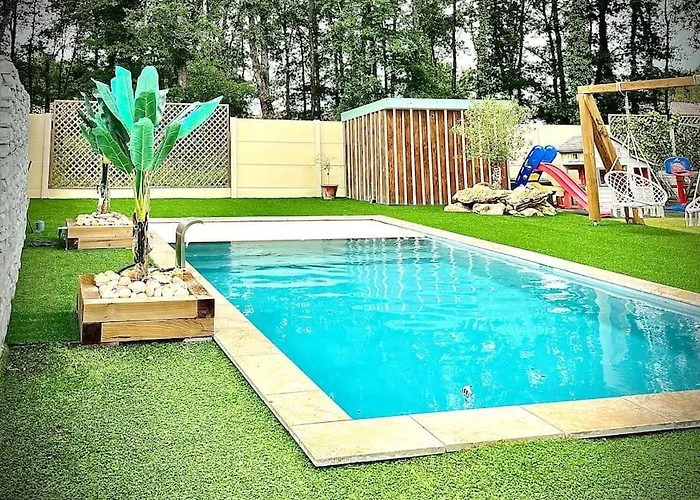 빌라 Maison 3 Avec Piscine Chauffee